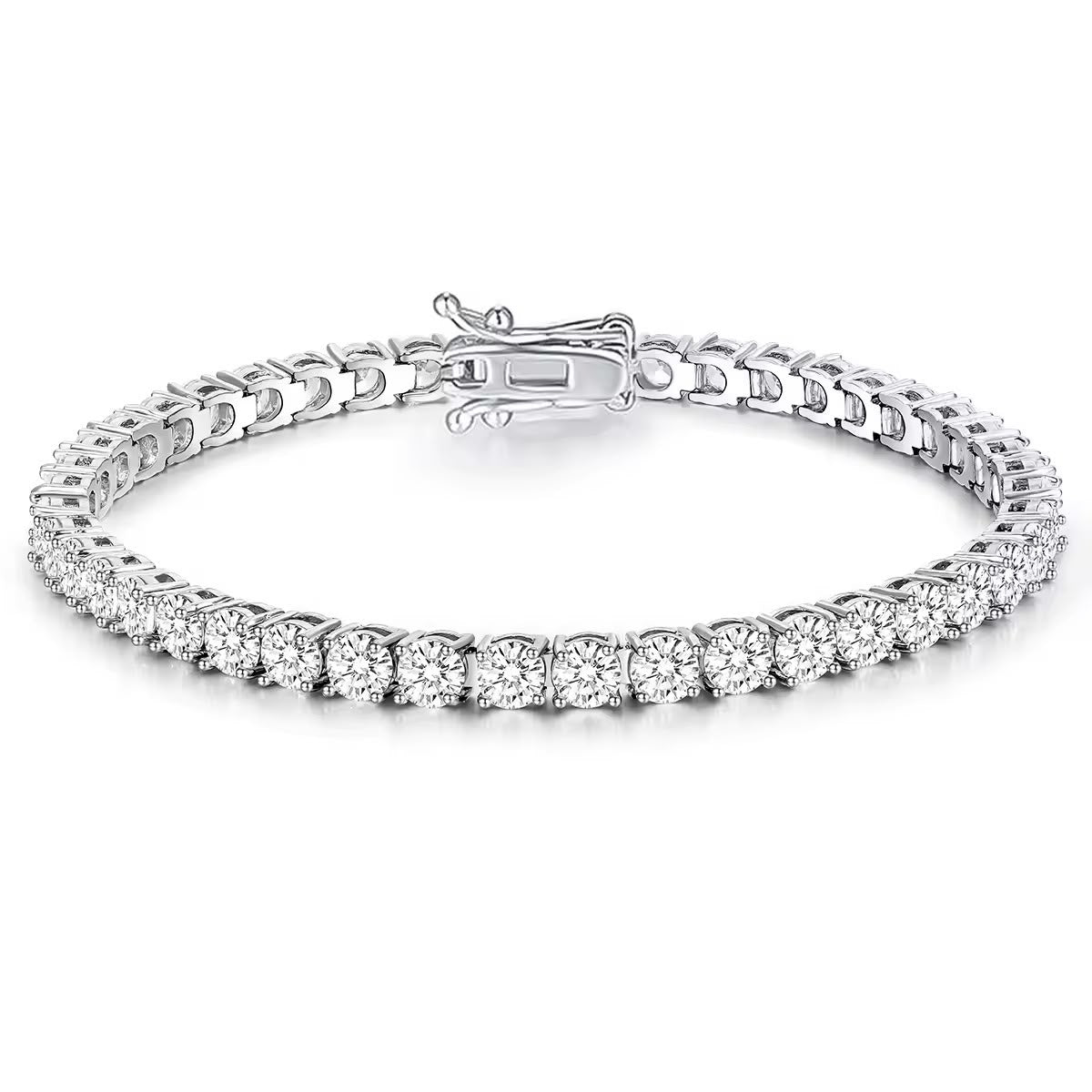 TENNIS ARMBAND 3MM - SILVER