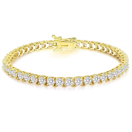 TENNIS ARMBAND 3MM - GULD